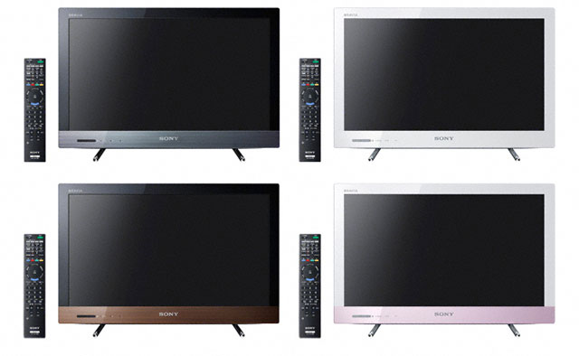 BRAVIA」のパーソナルモデル「EX420」は4色カラバリ：エッジ型LED
