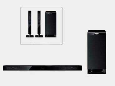 パナソニック、フロントスピーカーの置き方が選べるシアターバー「SC