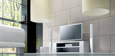 白くてスリムな5.1chスピーカーパッケージ、ヤマハ「NS-PA40