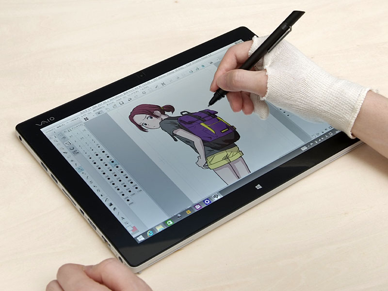 Cintiq使いの漫画家が「VAIO Z Canvas」を真剣にレビューする：液晶
