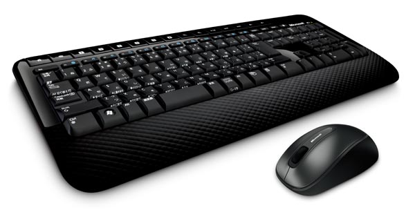 日本マイクロソフト、セキュリティ対策仕様のワイヤレスキーボード