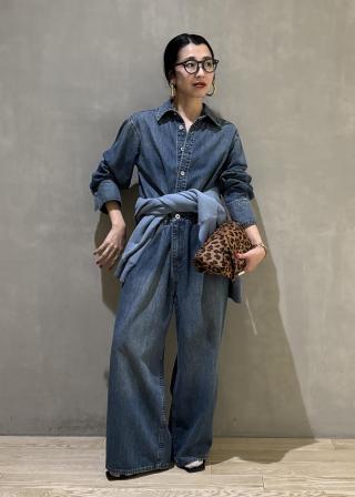 ADAM ET ROPÉ FEMME(アダム エ ロペ ファム) / デニムジャンプスーツ