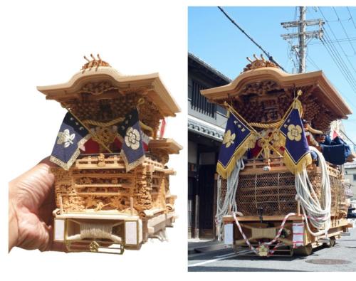 精魂込めて自作した「ミニだんじり」が超絶技巧！製作者に話を聞い