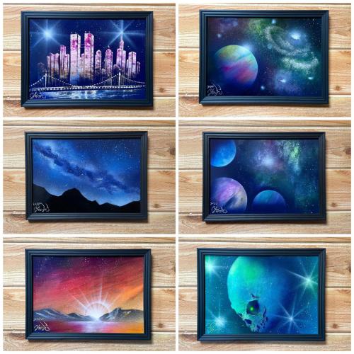 テンポ良く描かれる「スプレーアート作品」が見るものを魅了！描いたご本人