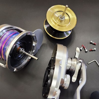 シマノ「夢屋」オシアジガー2000・2001用MAXスプール(右巻き用・左巻き