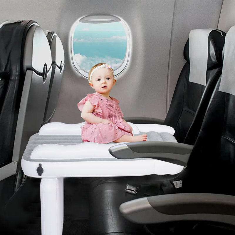 フライアウェイキッズベッド 手動ポンプ付き 飛行機型インフレータブル