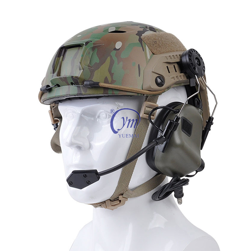 戦術ヘルメット用イヤフォンヘッドバンドファストヘルメット