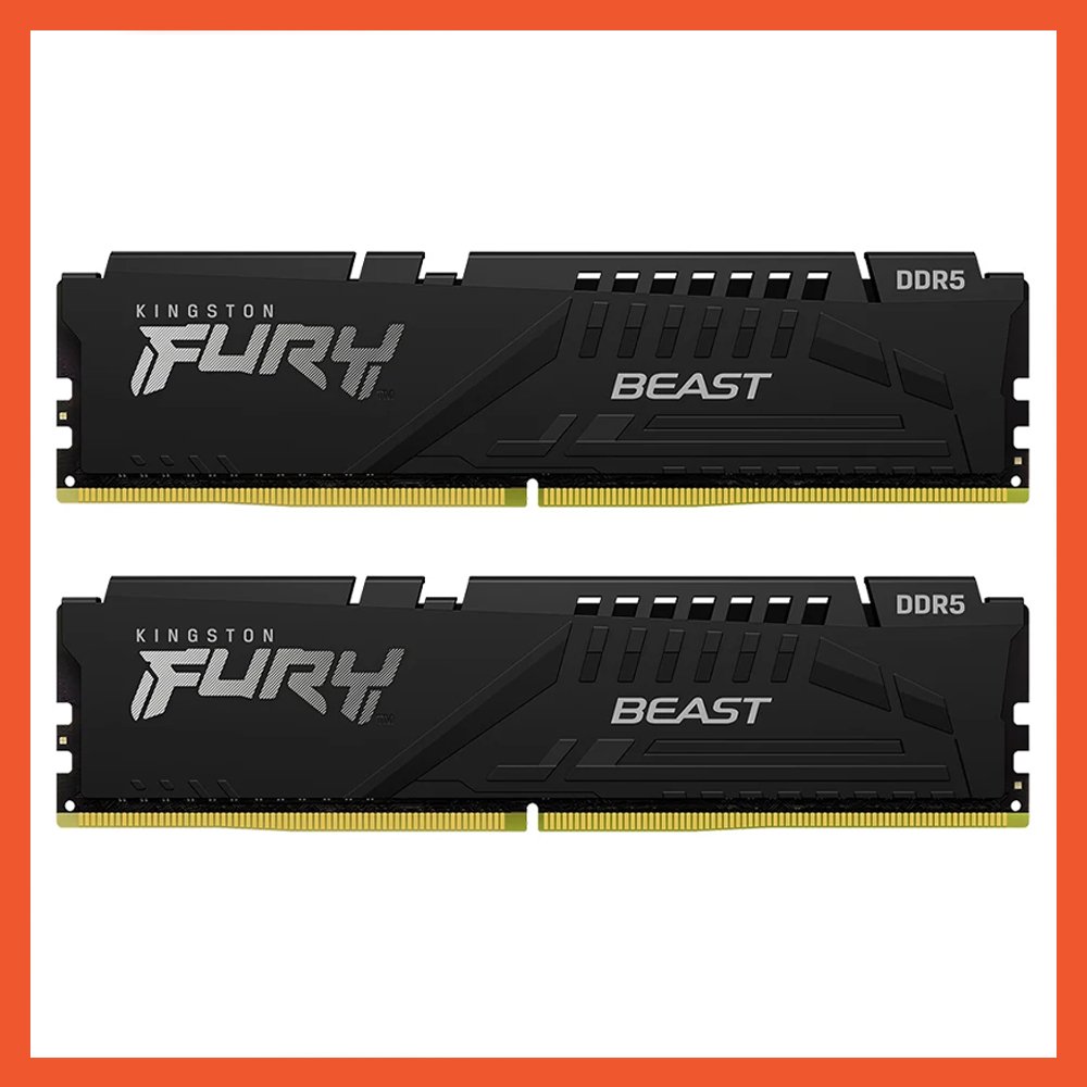 RAM DDR 5 16GB (8GBx2) 5200Mhz KINGSTON FURY BEAST (KF552C40BBK2-16)