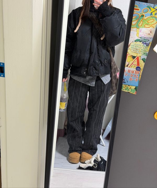 MUSINSA公式 | PARTIMENTO 1950 N2B ミリタリーショートパーカー ブラック