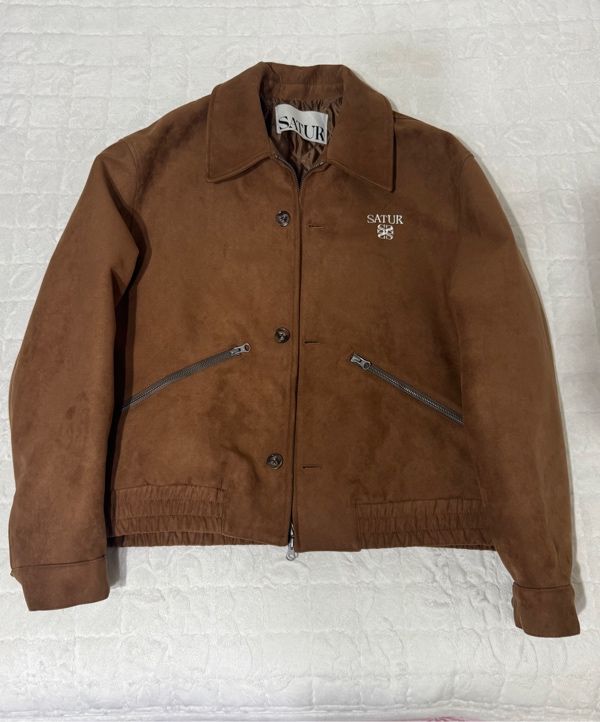 MUSINSA公式 | SATUR テオフォックス スエードショートジャケット