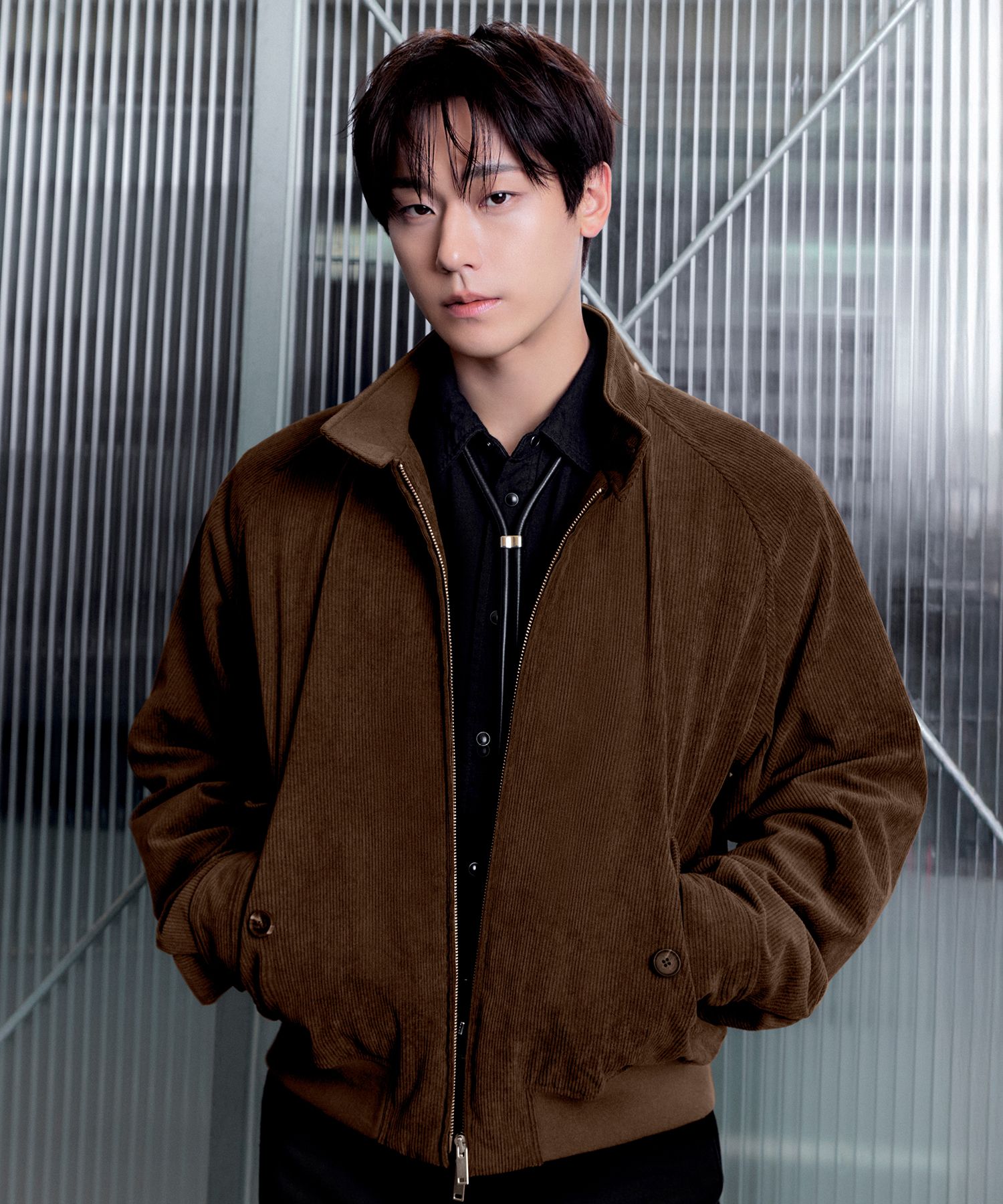 MUSINSA公式 | MUSINSA STANDARD 8W コーデュロイハリントンジャケット