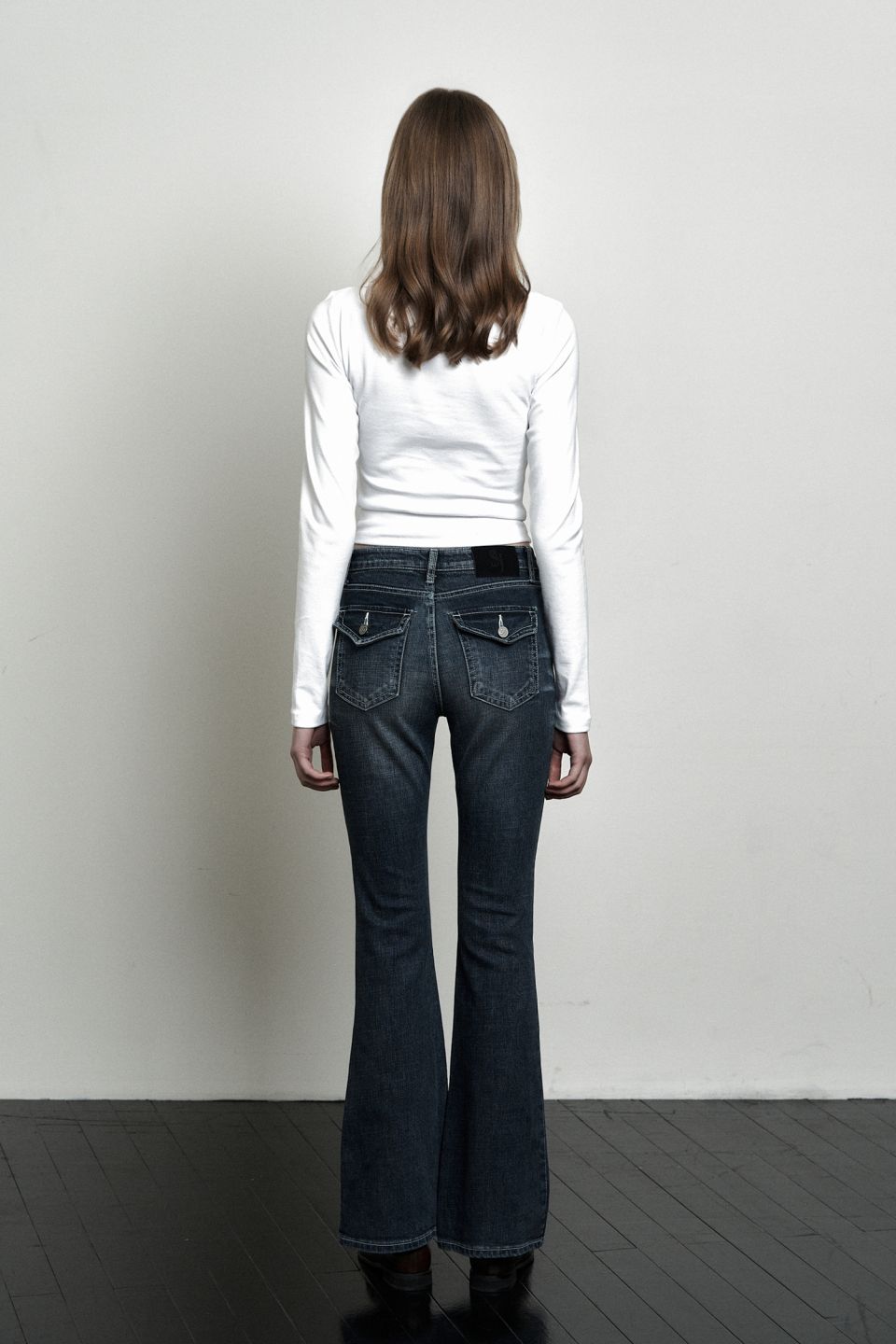 MUSINSA | SYNERJYN SAND CAT WASHING DENIM PANTS BLUE