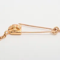 クロムハーツ セーフティーピン ネックレス 22k 10.8g ロールチェーン