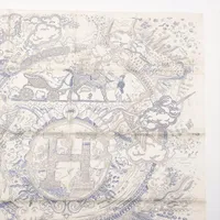 エルメス カレ90 PLEASE HOLD THE LINE プリーズ ホールド ザ ライン