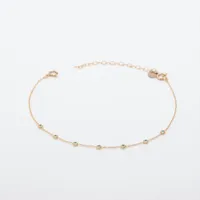 アガット ドリーミードリーミー ターコイズ ブレスレット K10(YG) 0.9g