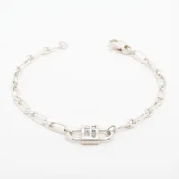 ティファニー 1837 ロック ブレスレット 925 6.4g シルバー ダブル