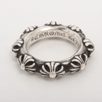 クロムハーツ クロスバンド リング 925 12.9g A3788779｜中古ブランド