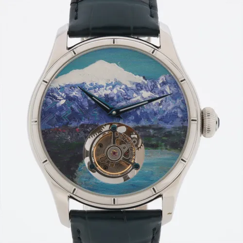 Toshyu Fukami】深見東州 晴天でキラキラしている白山と柴山潟