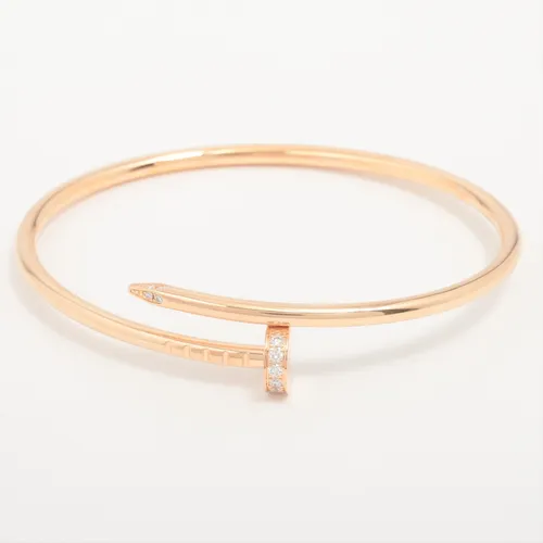 カルティエ ジュストアンクル SM ダイヤ ブレスレット 750(YG) 15 AB