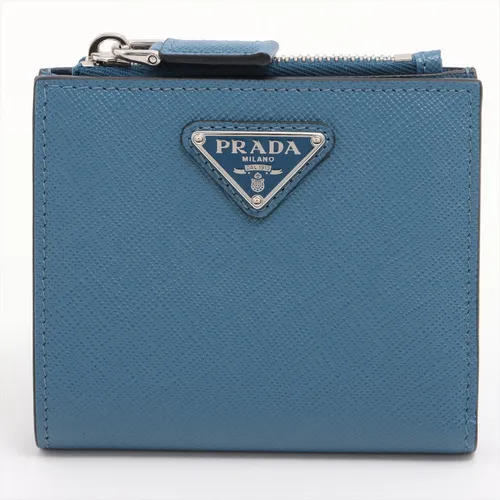 プラダ サフィアーノ トライアングル 2ML049 レザー コンパクト