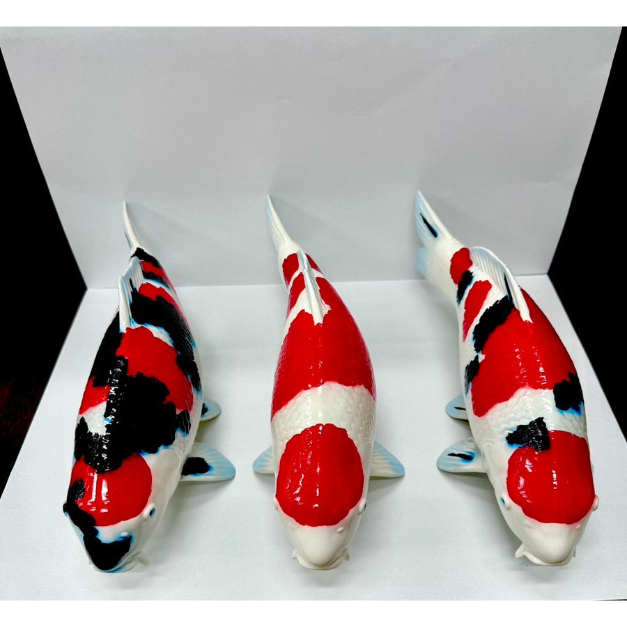 中鯉(30 ㎝/錦鯉置物 （セラミック製）) |【成田養魚園株式会社】初鯉