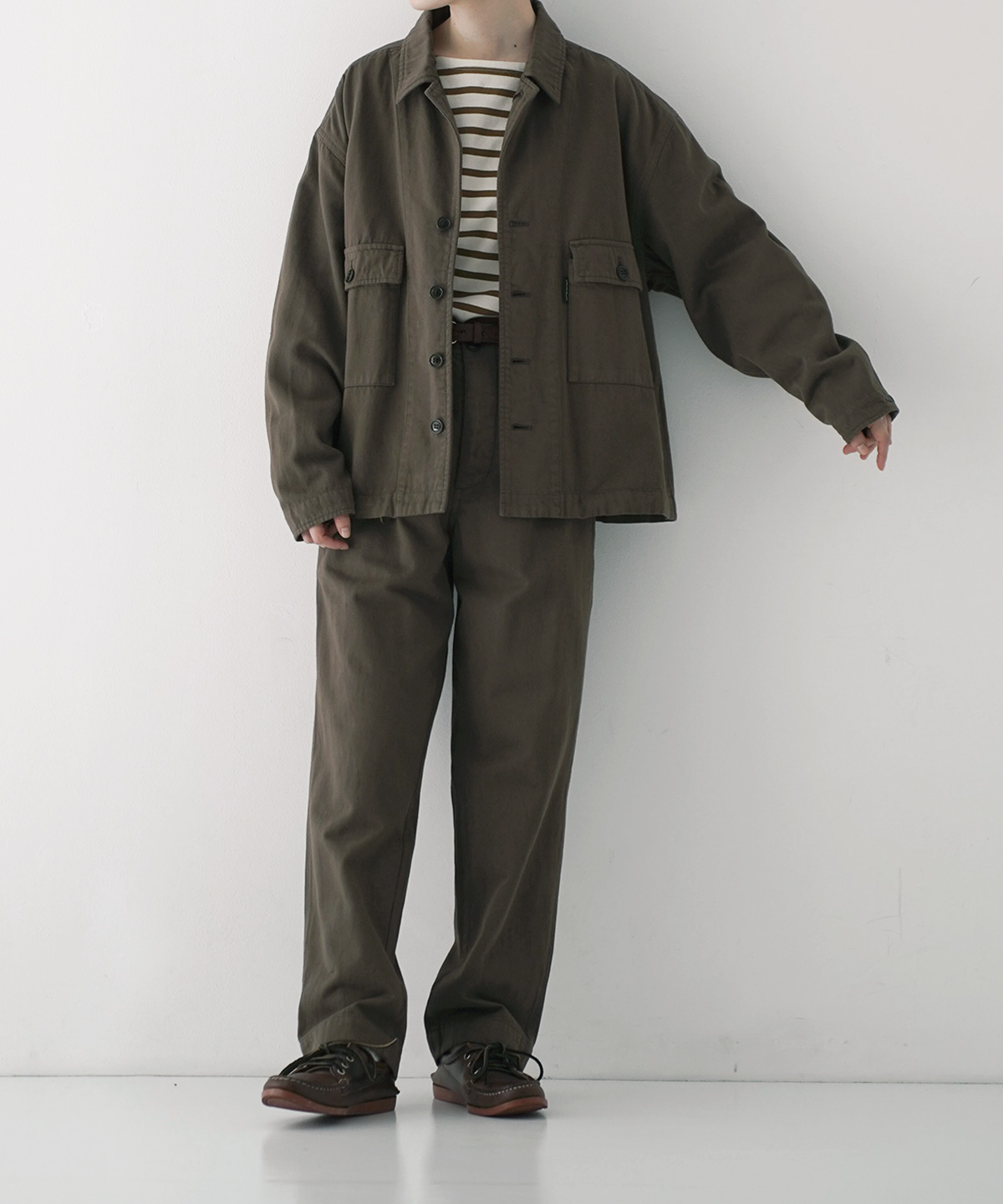 UpcycleLino] BASIC チノフィールドジャケット new color｜nest Robe