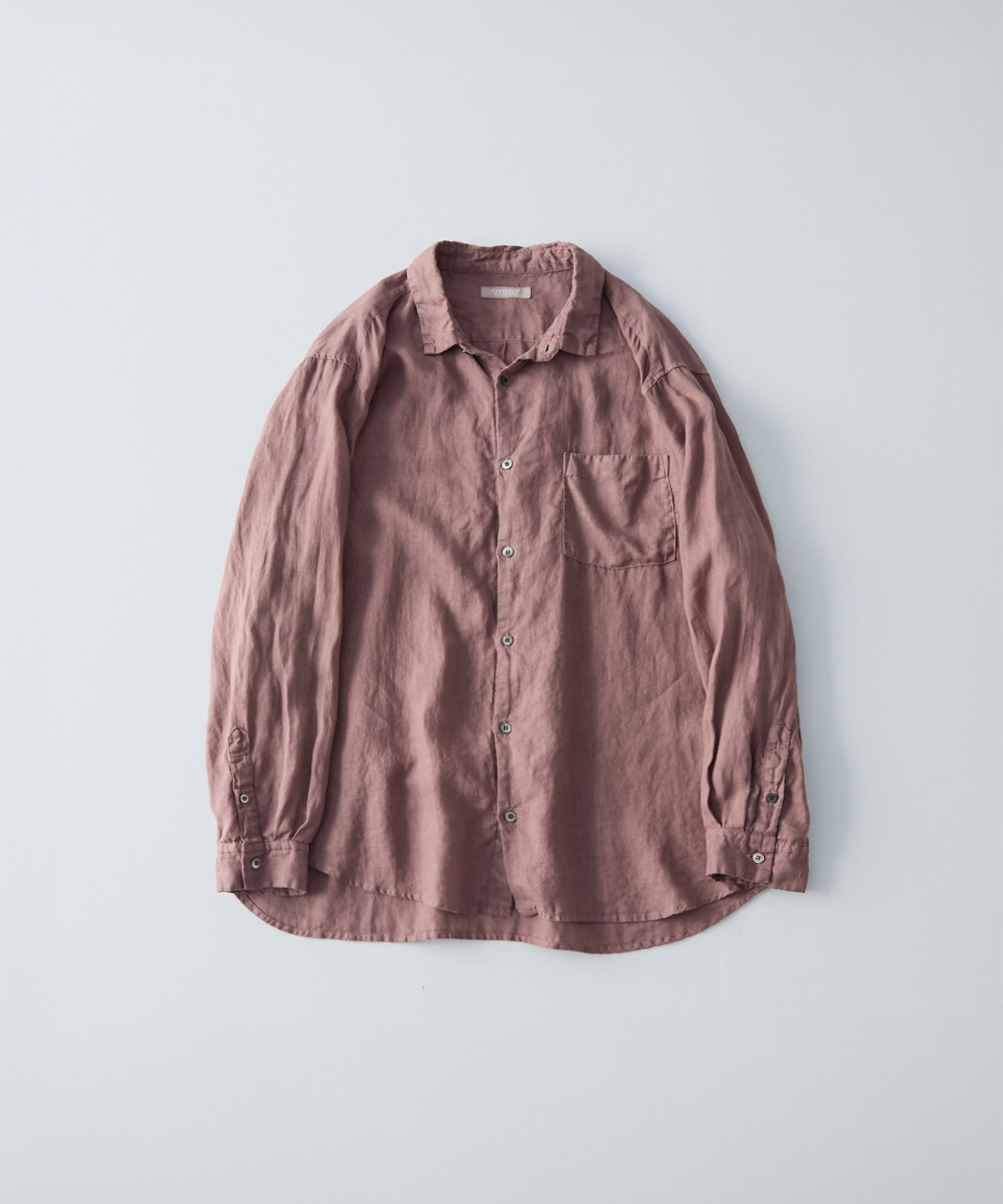 60リネン レギュラーカラーシャツ｜nest Robe / CONFECT ONLINE SHOP