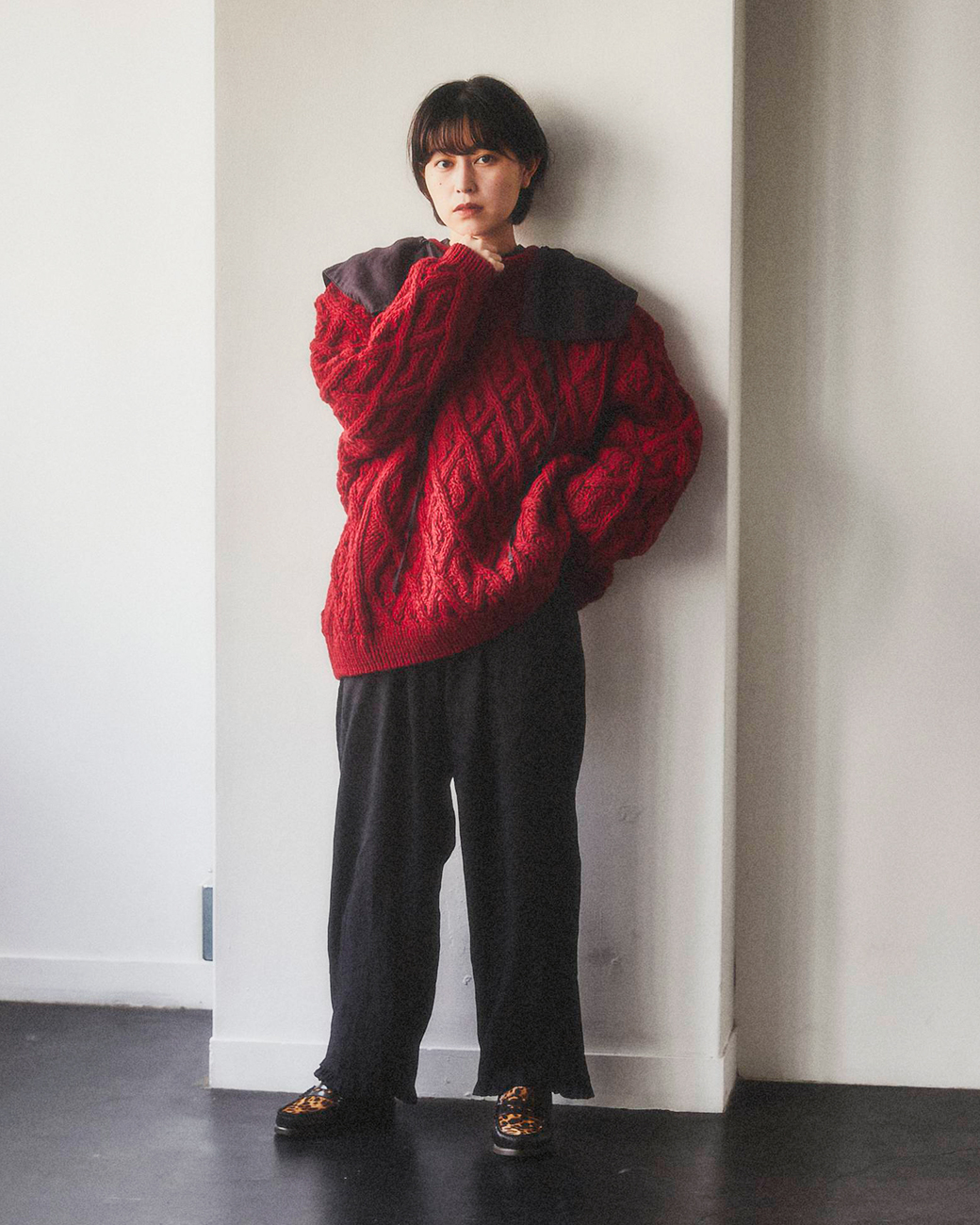 PERUVIAN WOOL HAND KNIT｜nest Robe / CONFECT ONLINE SHOP