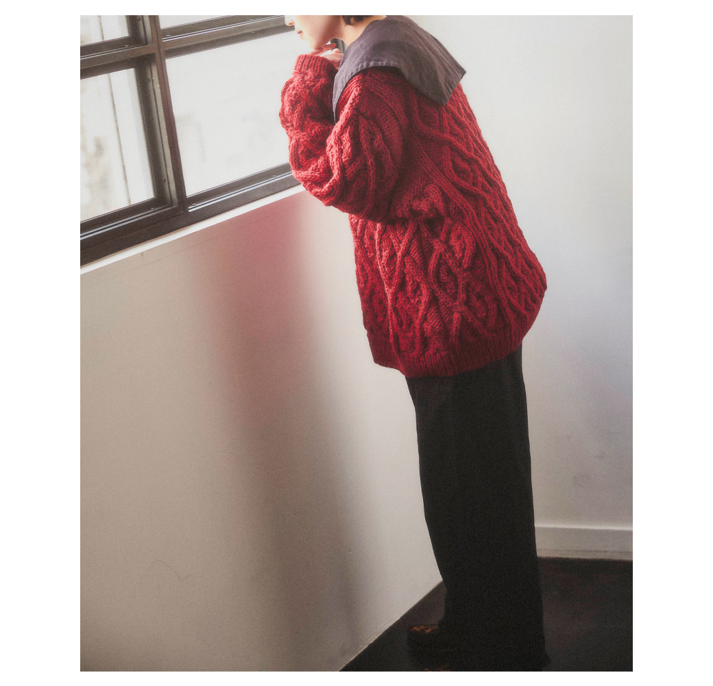 PERUVIAN WOOL HAND KNIT｜nest Robe / CONFECT ONLINE SHOP