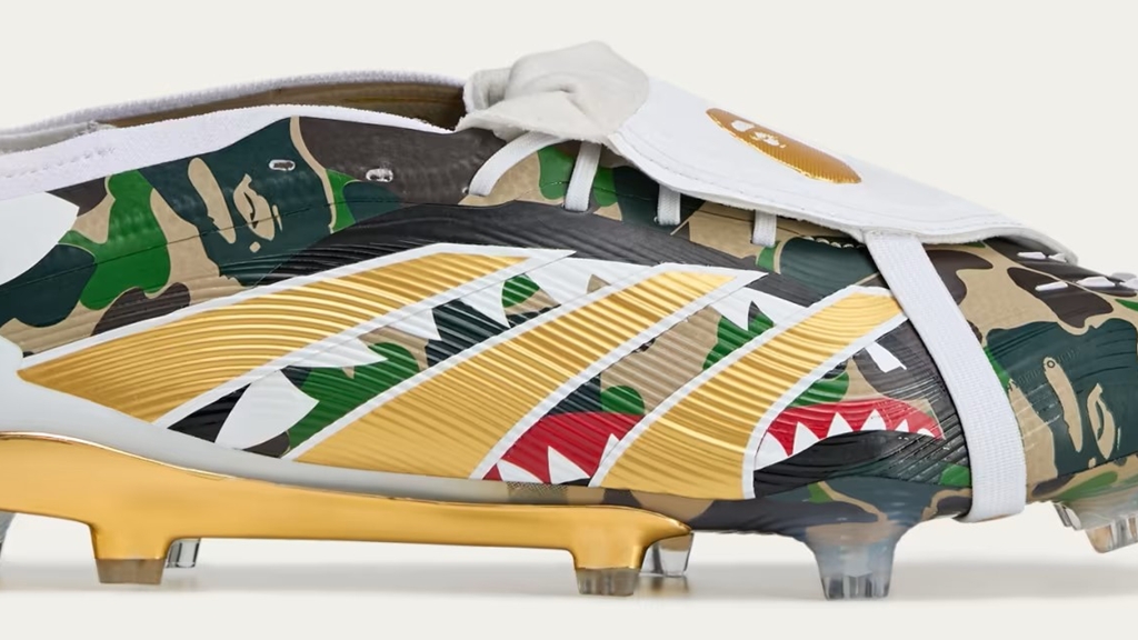 adidas×BAPEの最強コラボ「サッカースパイク」登場！久保建英が日本