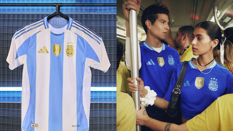 アルゼンチン代表、コパ・アメリカ2024に向けた新ユニフォームを発表