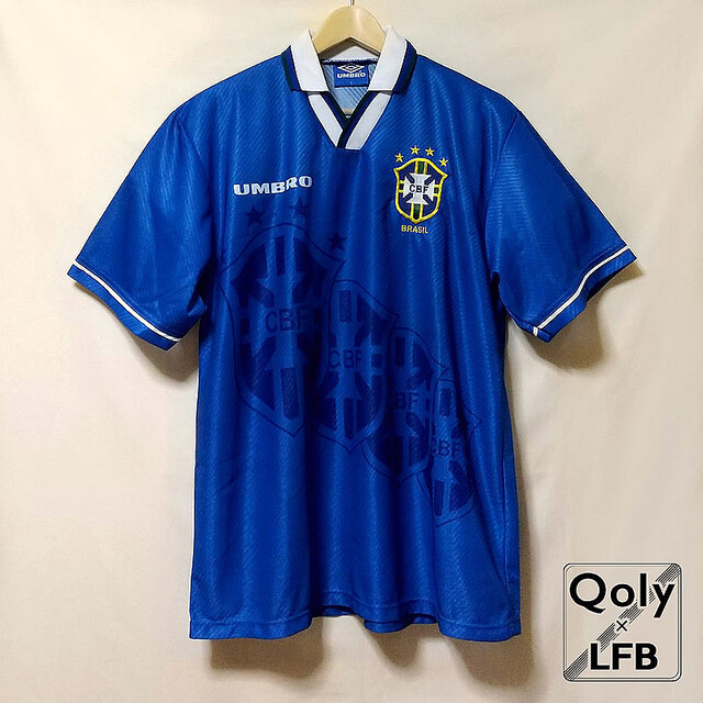 1994ブラジル代表、UMBRO時代最後の「4つ星アウェイユニフォーム