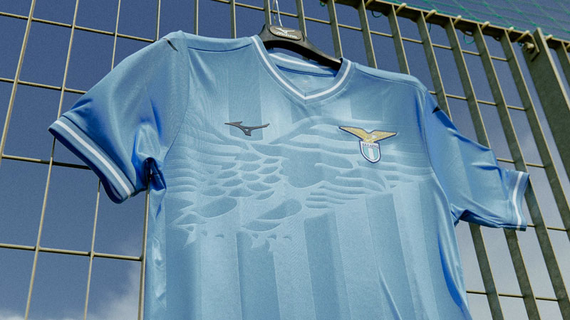 ラツィオが23-24新ユニを発表！MIZUNOの洗練デザインで「初優勝50周年