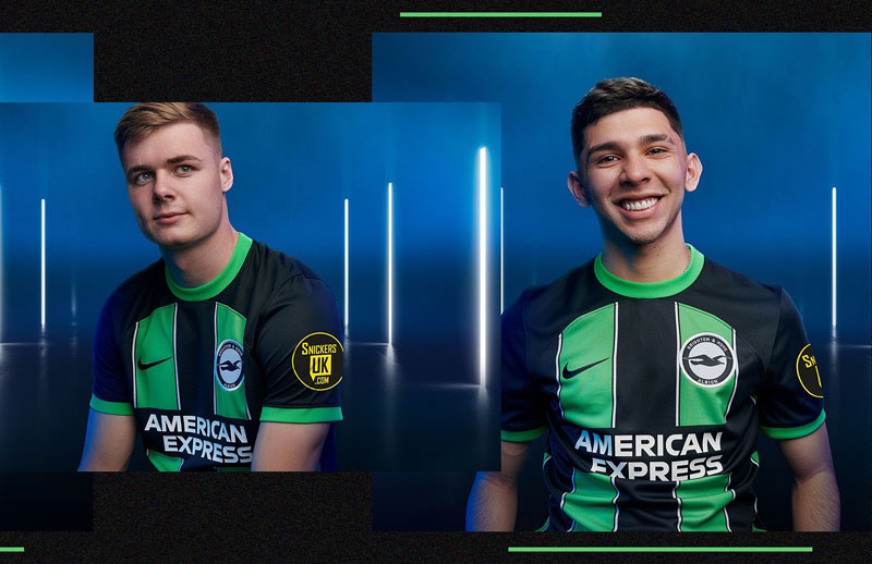 モデルは三笘薫！ブライトンが23-24新アウェイユニを発表 “あの