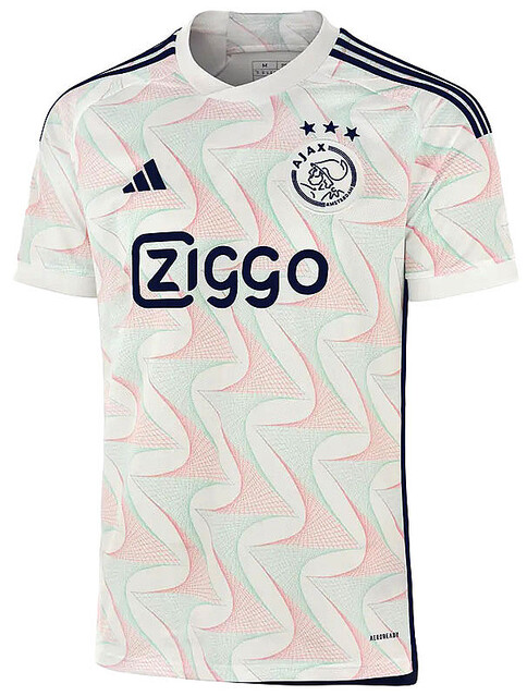 アヤックス、2023-24新ユニを発表！なんと「35年ぶり」の白アウェイ