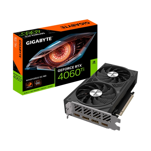 GIGABYTE NVIDIA GeForce RTX4060Ti GDDR6 16GBメモリ搭載