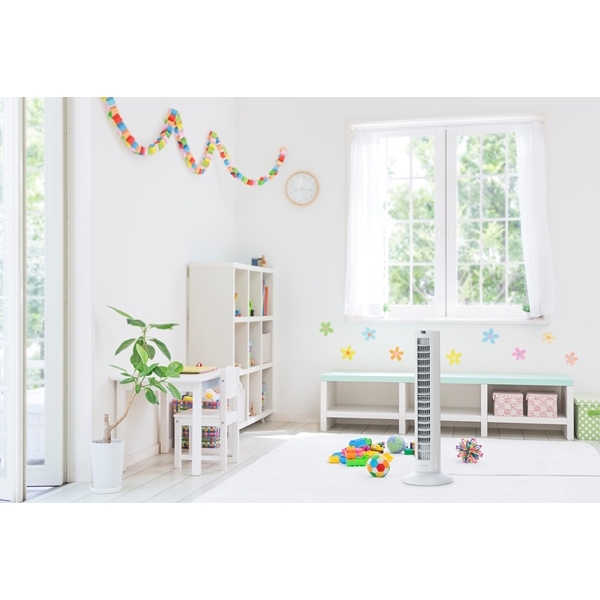 アイリスオーヤマ DCタワーファン ライトグレー TWF-CD81T-H - NTT-X Store