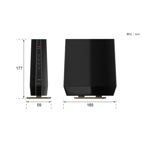 バッファロー 無線LAN親機 WiFiルーター 11ax/ac/n/a/g/b 4803+