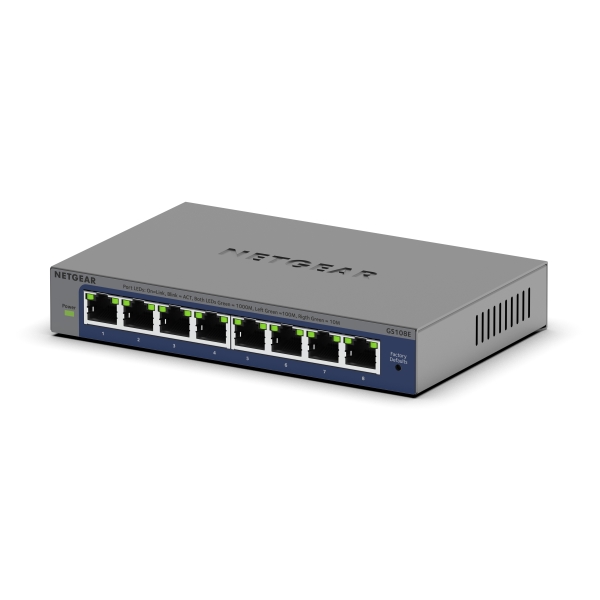NETGEAR Inc. ギガ8ポート アンマネージプラス・スイッチ GS108E