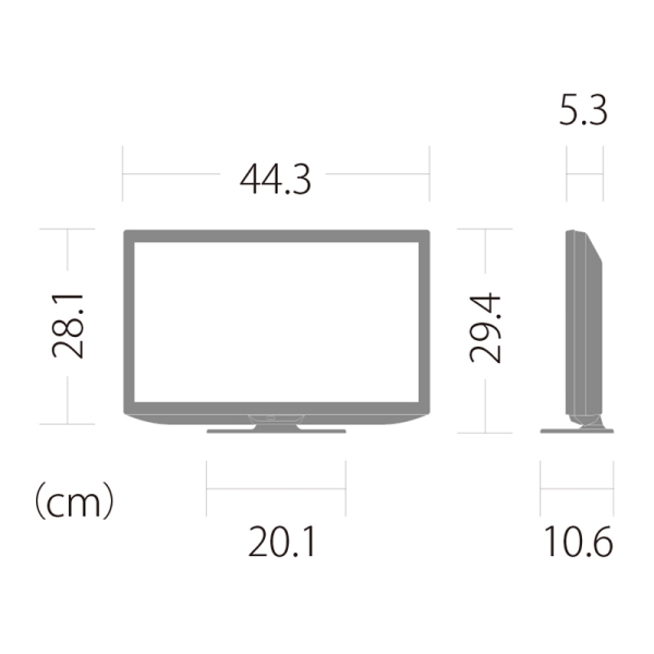 シャープ 19V型地上・BS・110度CSデジタルハイビジョンLED液晶テレビ
