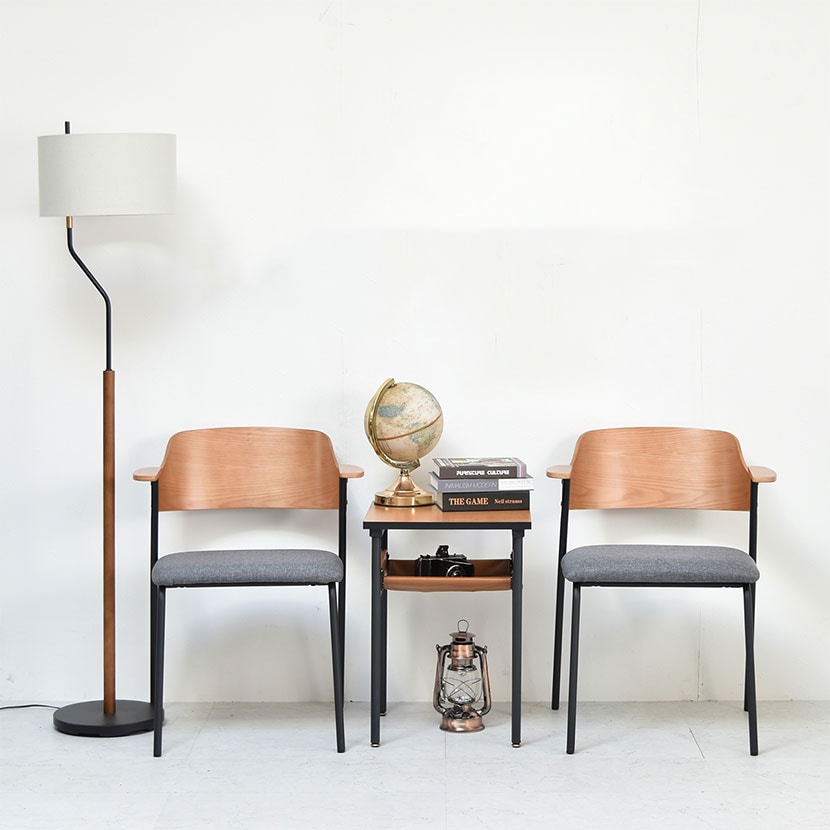 送料無料】 【2脚セット】Francis ダイニングチェア ミッド