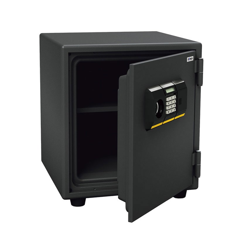 送料無料】 【エーコー】家庭用 小型 耐火金庫 テンキー式 プッシュ式