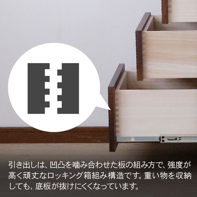 送料無料】 キャビネット サイドチェスト 収納付 台輪タイプ 天然木