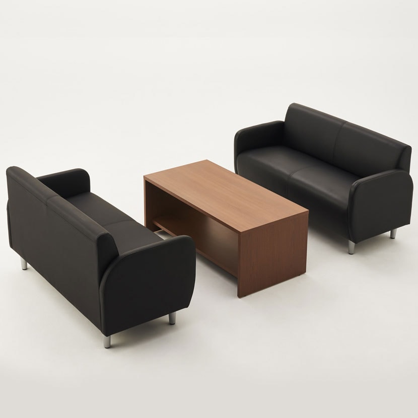 送料無料】 【応接セット ベルセア 3点】4人用 応接セット 2人掛け