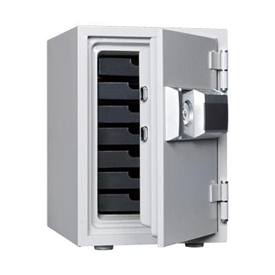 送料無料】 耐火金庫 テンキー式 幅346×奥行478×高さ509mm 53kg 25L