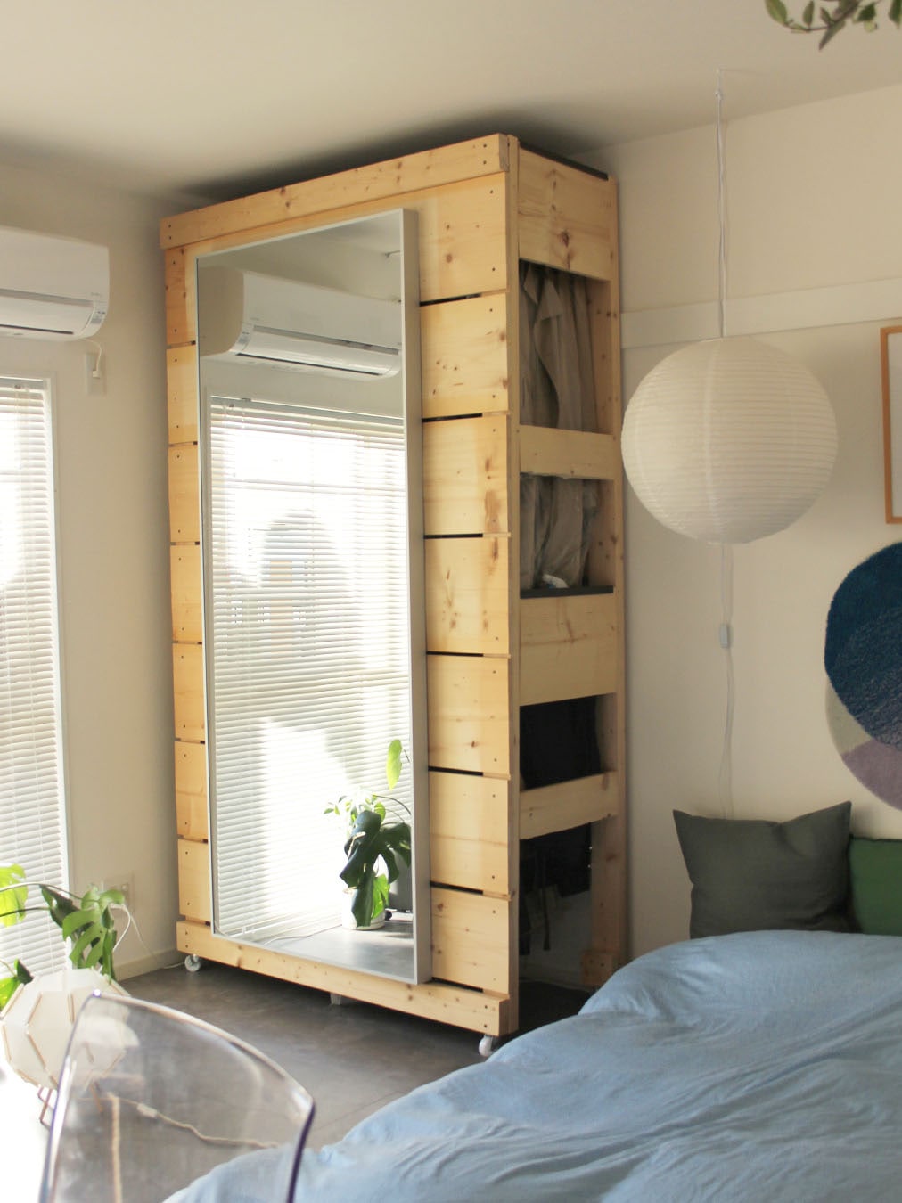 IKEA HOVET ホーヴェット ミラー［2色］ | Full-length mirror