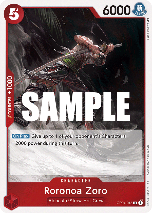 OPTCG | Products | [OP04-015] Roronoa Zoro