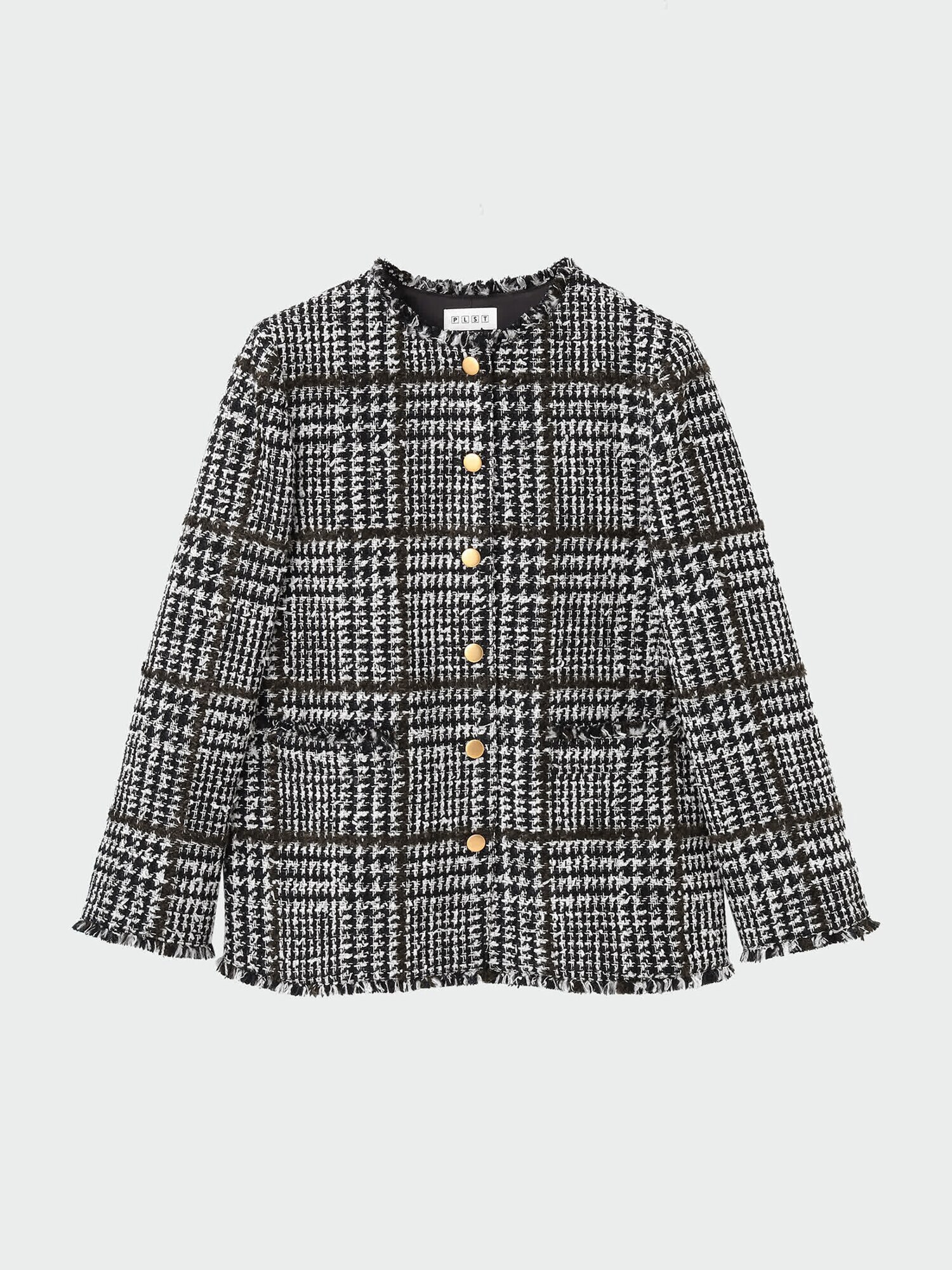 PLST(プラステ)公式 | ツイードノーカラージャケット