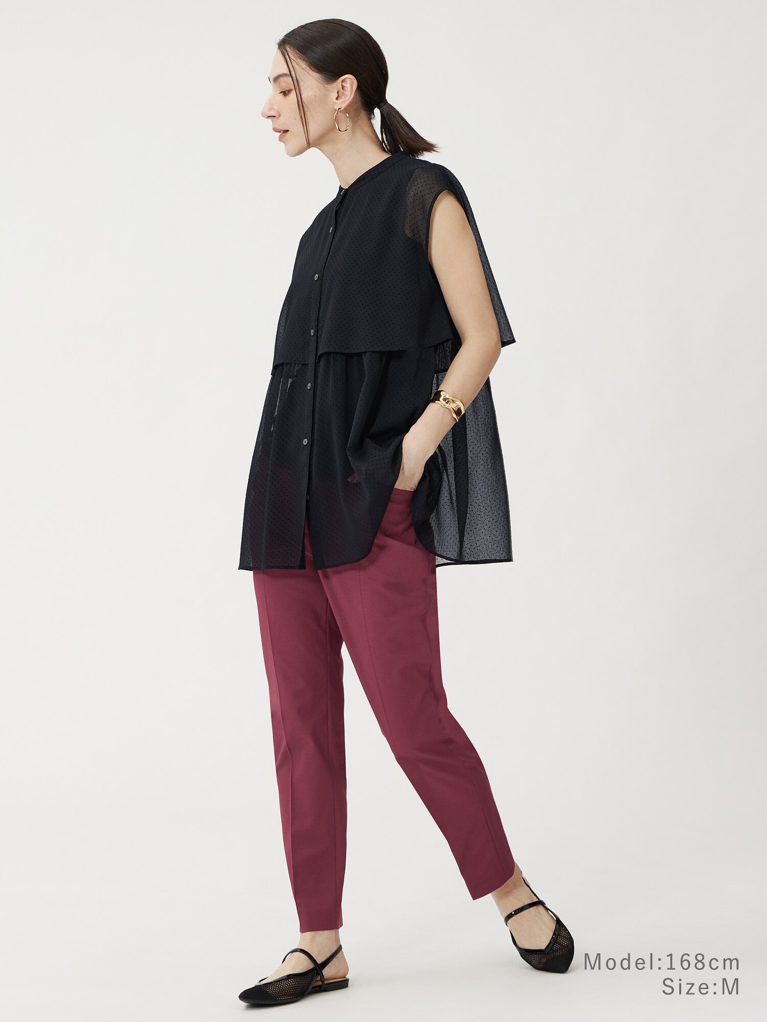 PLST(プラステ)公式 | スティックパンツ（リネンブレンド）