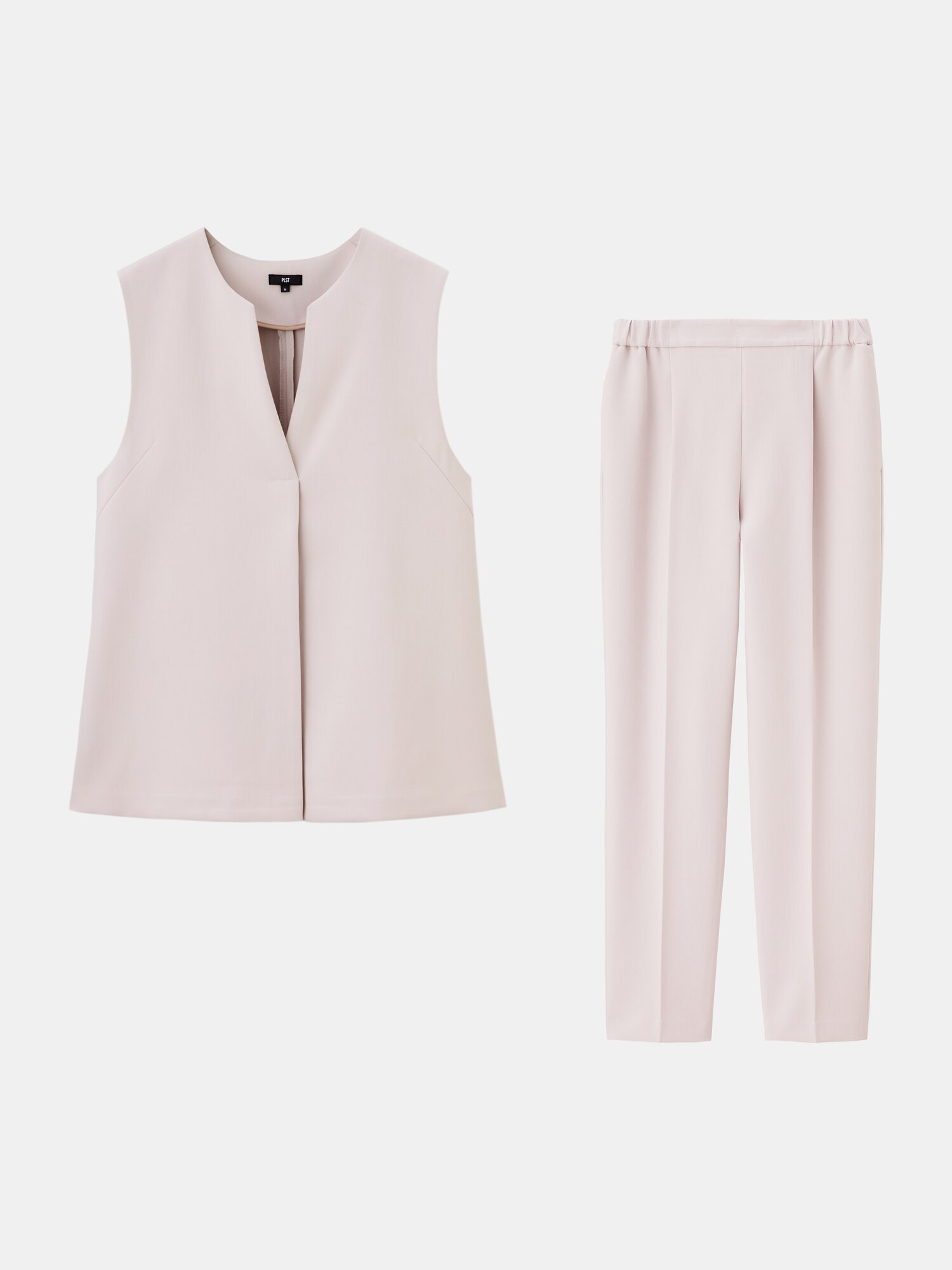 PLST(プラステ)公式 | フロントタックベストパンツセットアップ
